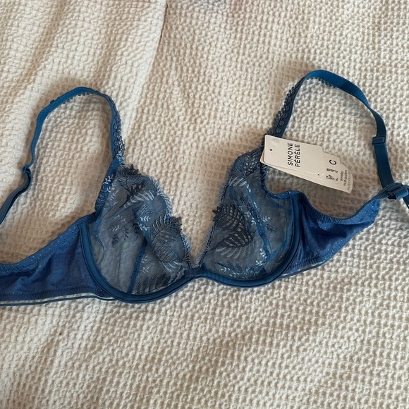 Simone Pérèle NWOT Bloom Embroidered Underwire bra 32C - Picture 2 of 4